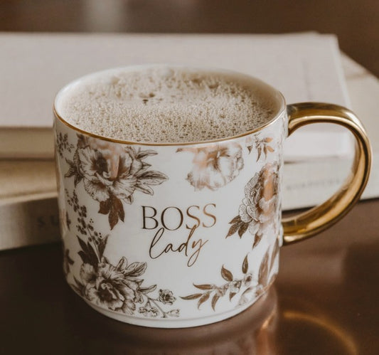Gold Boss Lady Mug