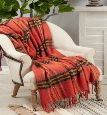 Plaid Throw