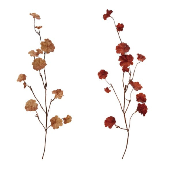 42-1/2"H Faux Leaf Branch, 2 Styles